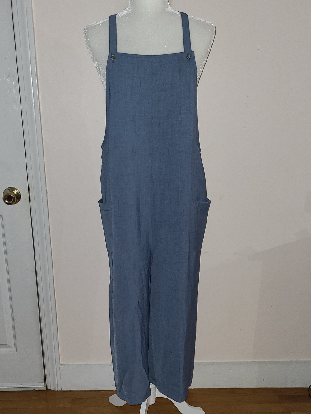 Relax Lightweight Wide Leg Overalls